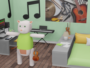 Yohan Bedroom 3D Model