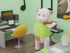 Yohan Bedroom 3D Model