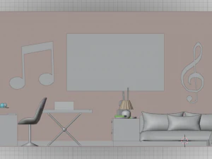 Chambre Yohan Modèle 3D