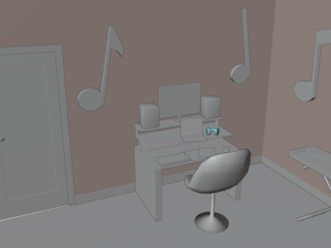 Yohan Bedroom 3D Model