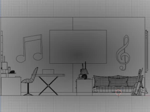 Chambre Yohan Modèle 3D