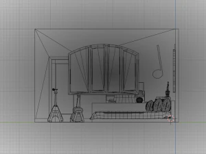 Chambre Yohan Modèle 3D