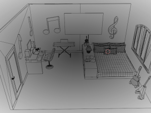 Yohan Bedroom 3D Model