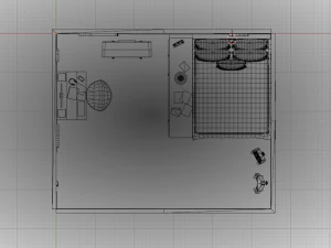 Chambre Yohan Modèle 3D
