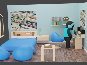 Wonshik Bedroom 3D Model