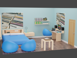 Wonshik Bedroom 3D Model
