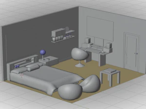 Wonshik Bedroom 3D Model