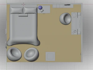 Wonshik Bedroom 3D Model