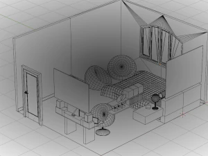 Wonshik Bedroom 3D Model