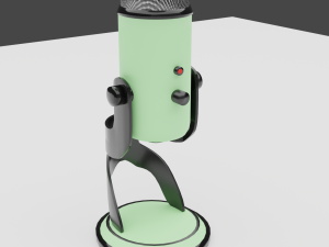 Blue Yeti Microphone Modèle 3D