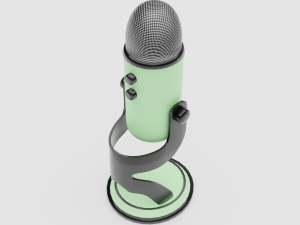 Blue Yeti Microphone Modèle 3D