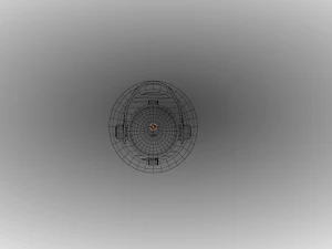 蓝色雪人麦克风 3D 模型