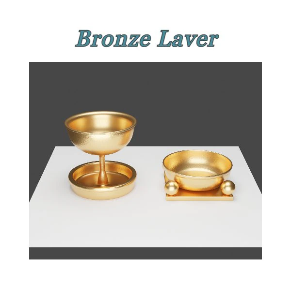 Bronze Lavers 3D Model .c4d .max .obj .3ds .fbx .stl .blend 
