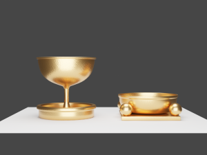 Bronze Lavers 3D Model