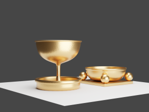 Bronze Lavers 3D Model