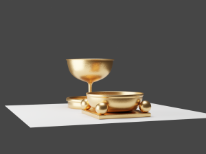 Bronze Lavers 3D Model