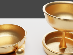 Bronze Lavers 3D Model