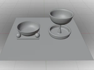 Bronze Lavers 3D Model