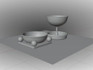 Bronze Lavers 3D Model