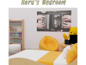 Haru Bedroom Modelo 3D