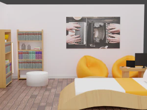 Haru Bedroom 3D Model