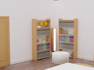 Haru Bedroom 3D Model