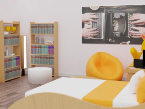 Haru Bedroom 3D Model