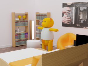 Haru Bedroom Modello 3D