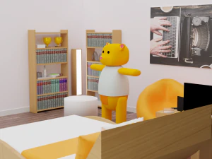 Haru Bedroom 3D Model