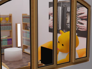 Haru Bedroom 3D Model