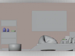 Haru Bedroom 3D Model