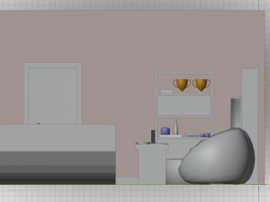 Haru Bedroom Modello 3D