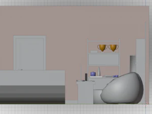 Haru Bedroom 3D Model