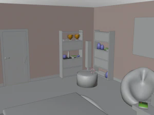 Haru Bedroom 3D Model