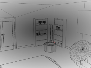 Haru Bedroom Modello 3D
