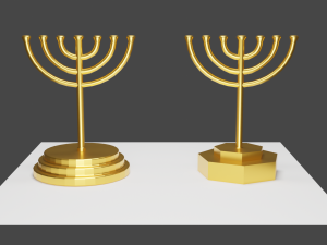 Menorah Modèle 3D