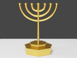 Menorah Modèle 3D