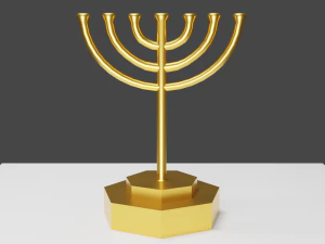 Menorah 3D Model