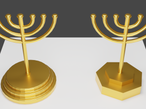 Menorah Modèle 3D