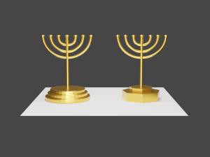 Menorah Modèle 3D