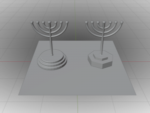 Menorah Modèle 3D