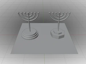 Menorah 3D Model