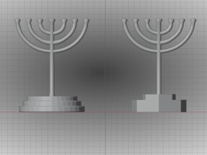 Menorah Modèle 3D