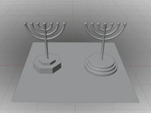 Menorah 3D Model