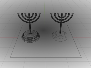 Menorah Modèle 3D
