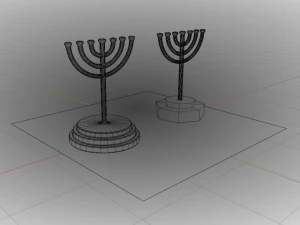 Menorah 3D Model