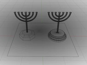 Menorah 3D Model