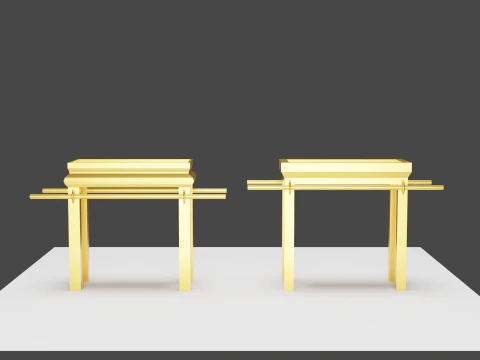 ショーブレッドのテーブル 3Dモデル