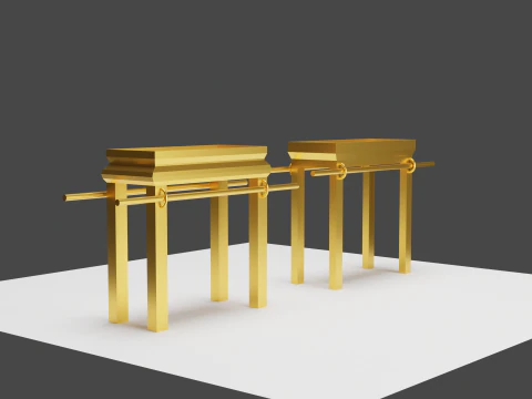 ショーブレッドのテーブル 3Dモデル