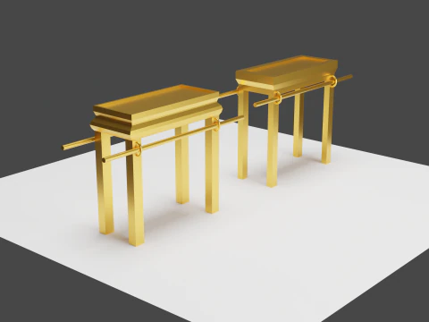 ショーブレッドのテーブル 3Dモデル